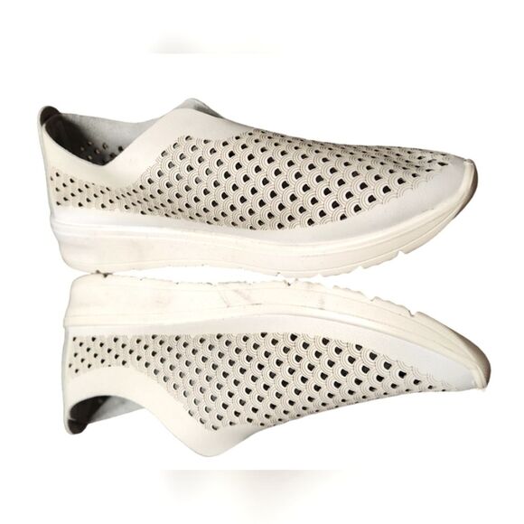 Spring Step Sneakers Tennis Shoe Leather Cut Out Lightweight Slip On‎ White 36 6 - Picture 7 of 15